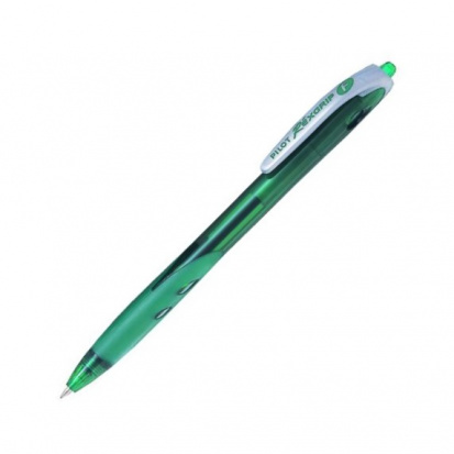 Ручка шариковая "Rexgrip" зелёная 0.32мм